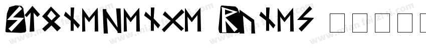 Stonehenge Runes字体转换